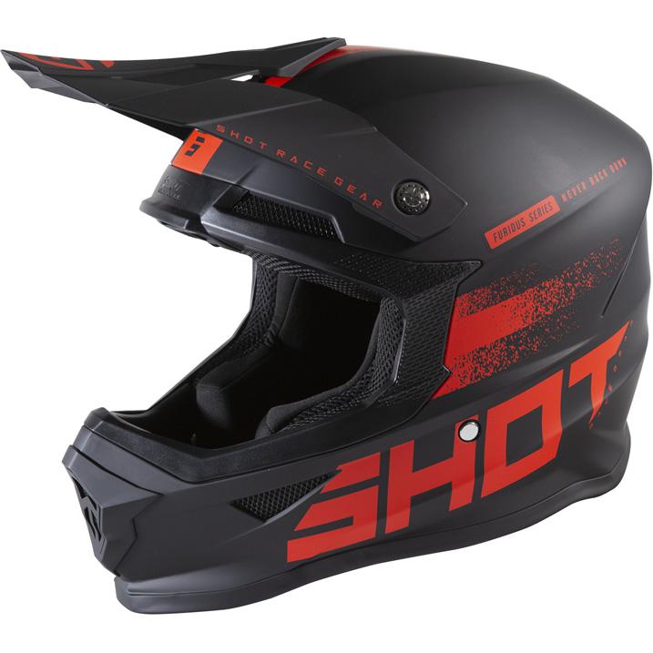 SHOT Casque cross FURIOUS RAW