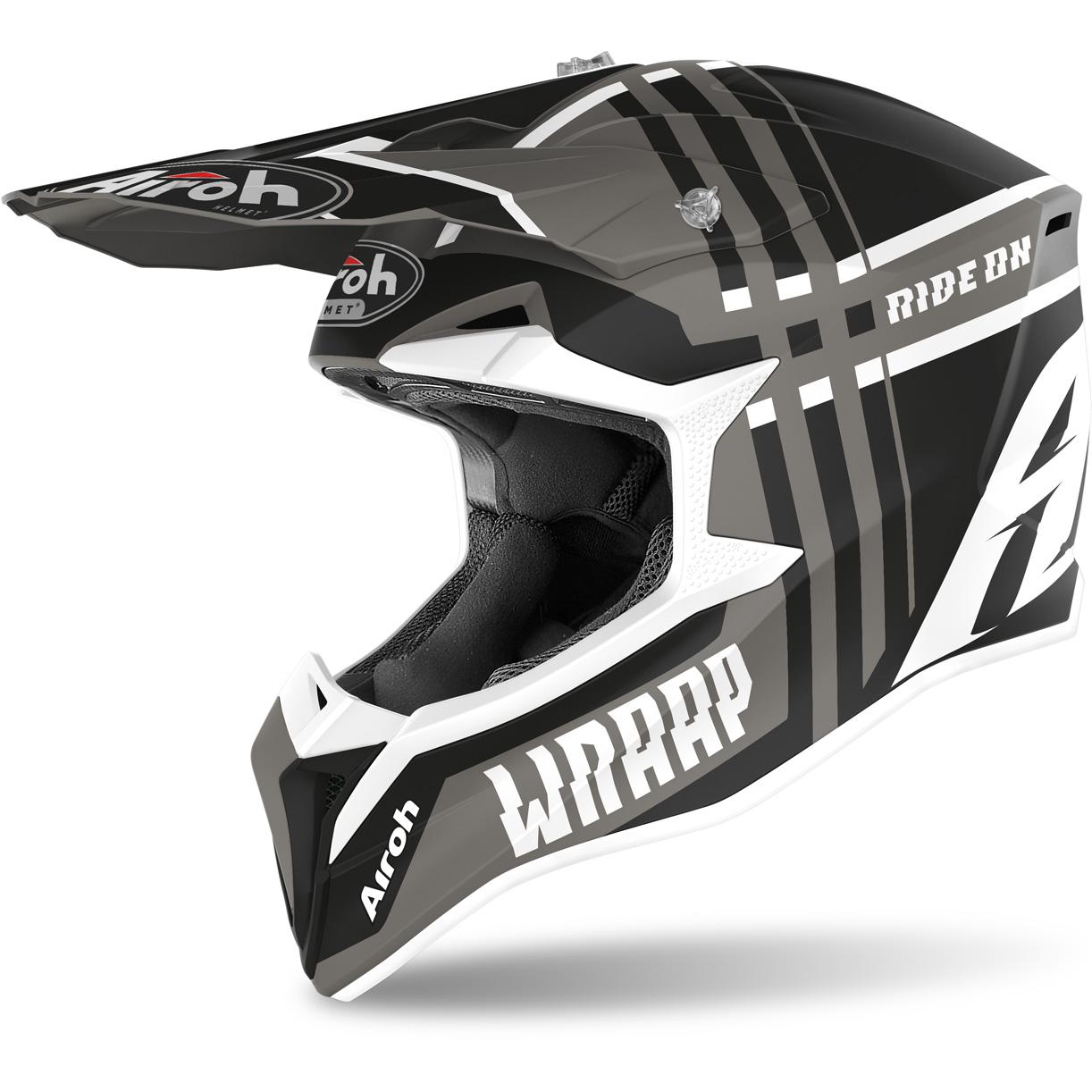 AIROH Casque cross WRAAP BROKEN