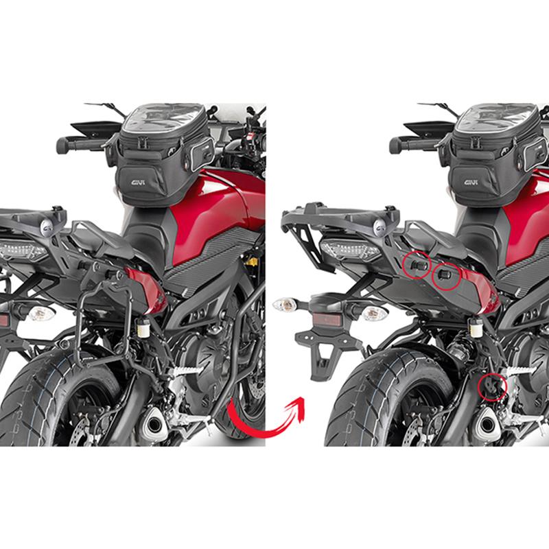 GIVI Support Bagagerie Pour Valises Latérales Monokey&reg; Ou Retro Fit - Mt 09 Tracer