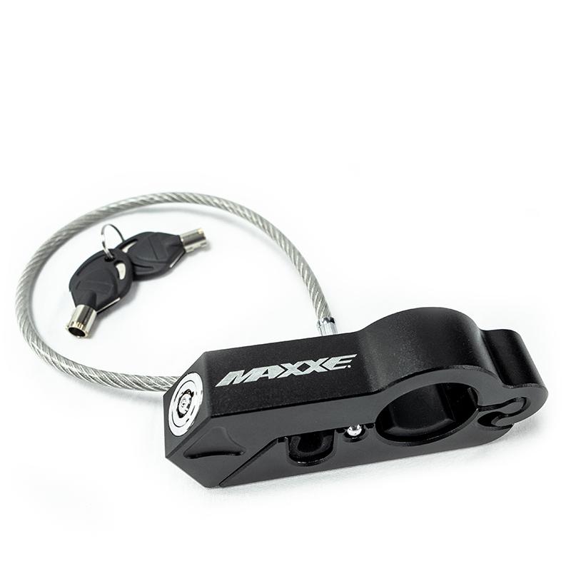 MAXXE Antivol casque sur levier de frein