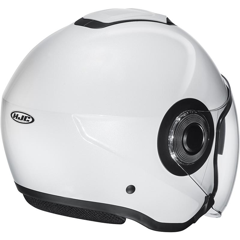 HJC Casque i40N UNI SEMI FLAT PEARL WHITE 2