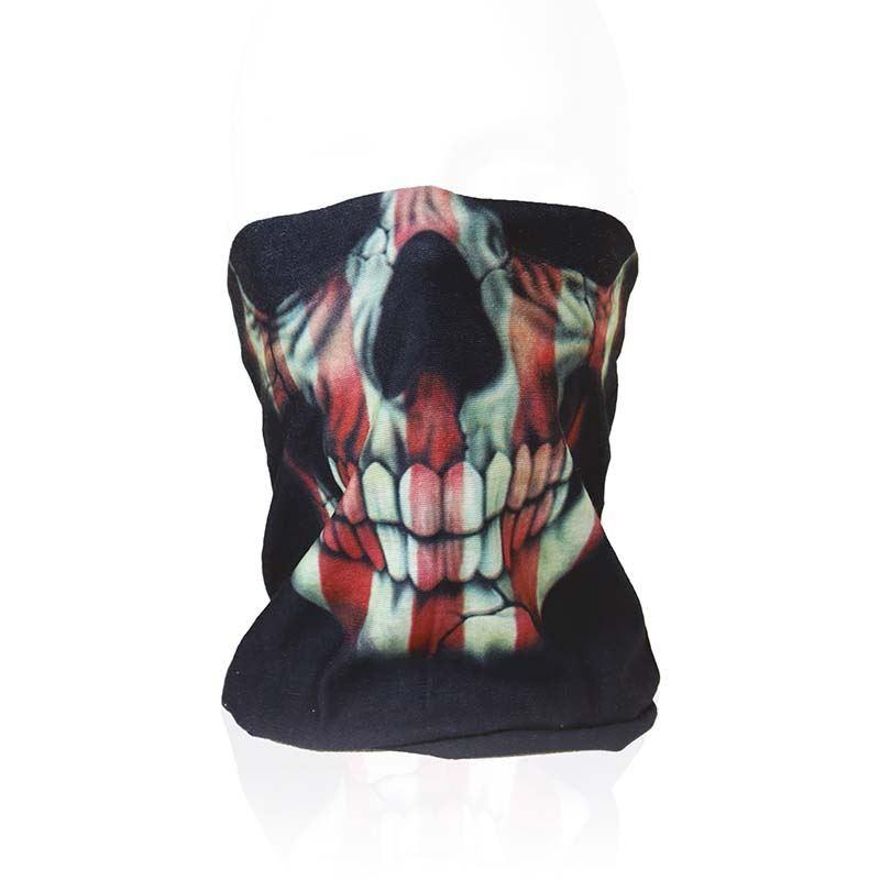 HARISSON Tour de cou TUBE U.S SKULLS