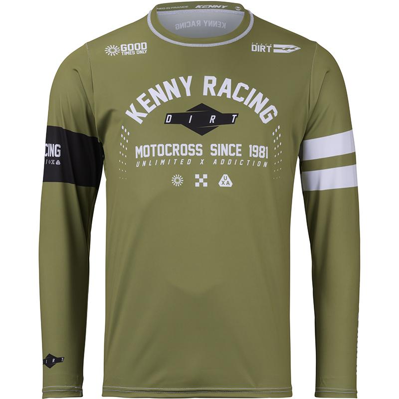 KENNY Maillot cross TRACK DIRT KAKI