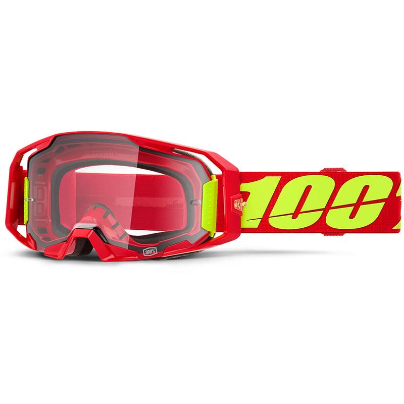 100% Masque cross ARMATIC Rouge - Ecran Clair
