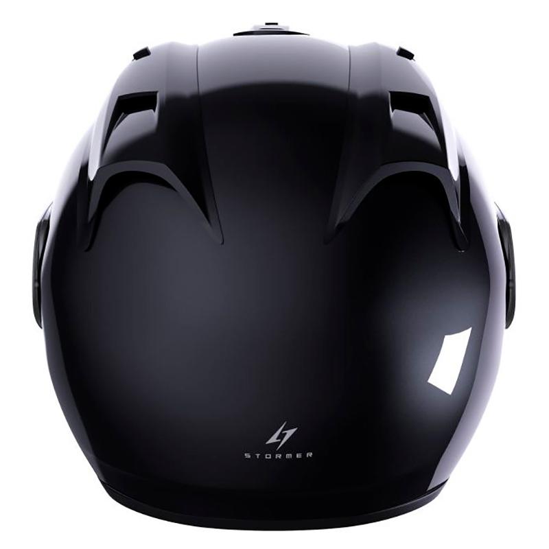 Casque vélo avec éclairages et visière Vito E-Light noir mat