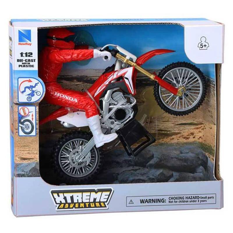 NEWRAY Réplique Moto Honda 450 CRF CASCADEUR - Echelle 1/12&deg; 2