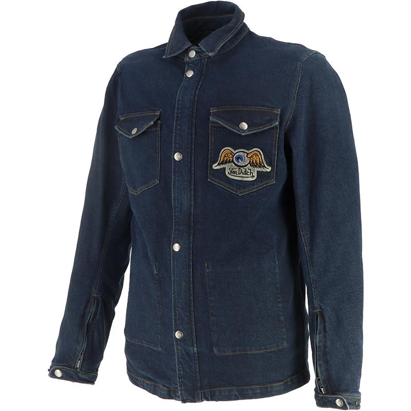 HELSTONS Surchemise CAPTAIN toile DENIM VON DUTCH