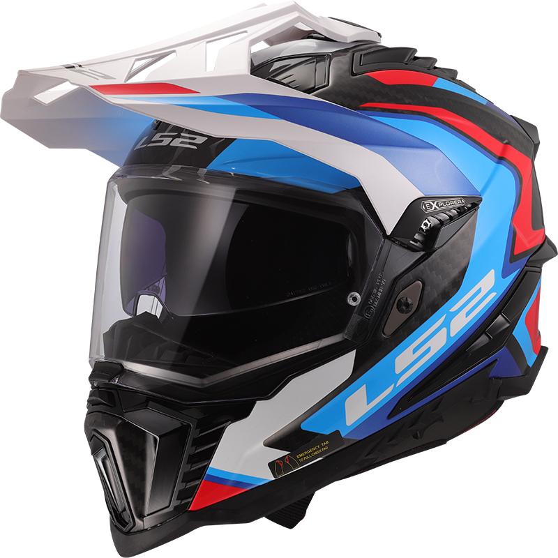 LS2 Casque MX701 EXPLORER CARBON FRONTIER II