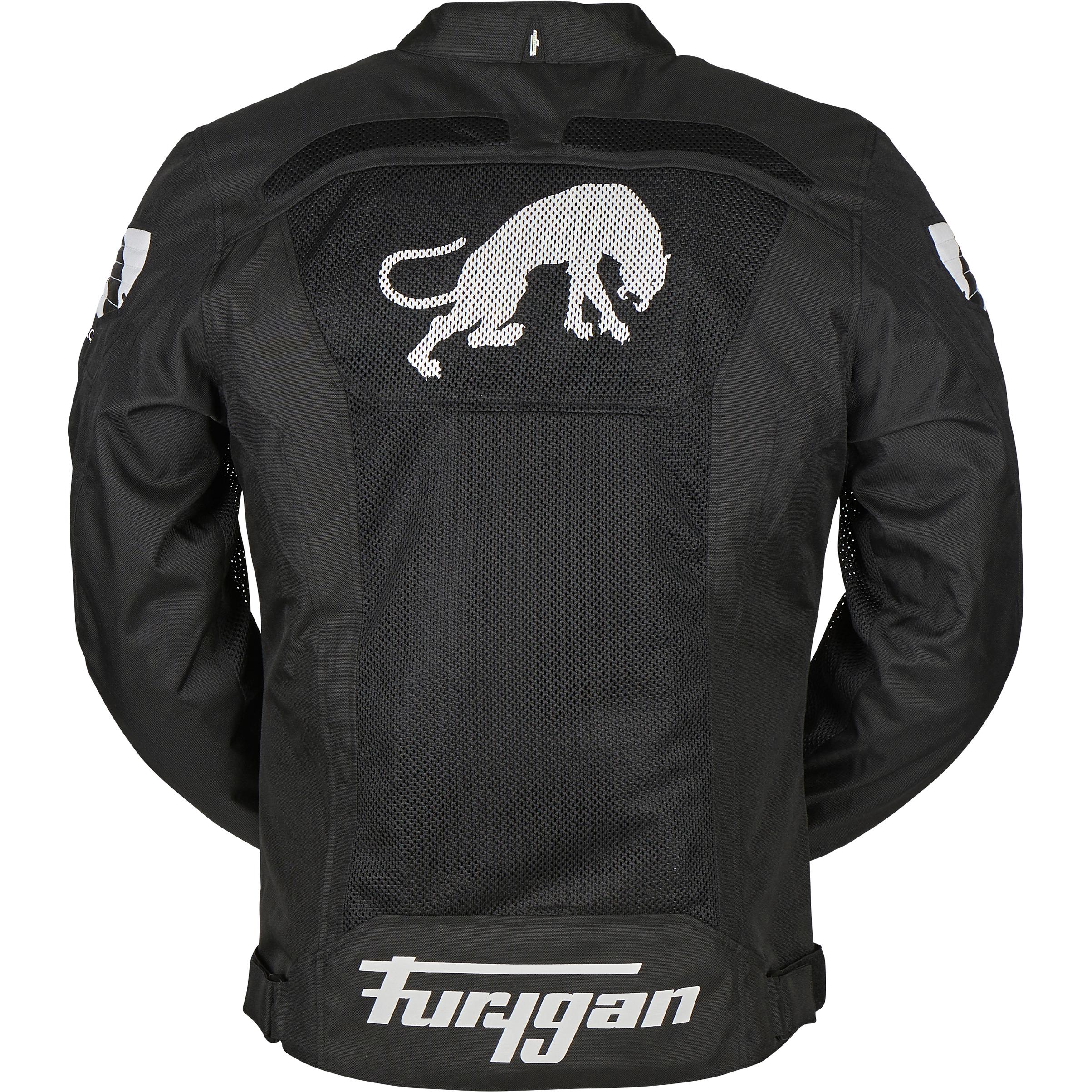 Furygan Atom Vented Evo – Veste Moto Homme Été, Mesh Respirant, Protections D3O Épaules/Coudes, Ventilation Max