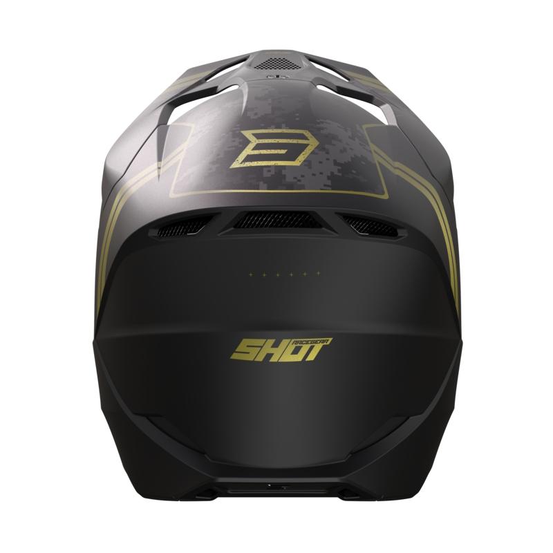 SHOT Casque cross FURIOUS ARMY GOLD 2