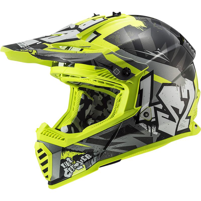 LS2 Casque cross MX437 FAST II MINI CRUSHER