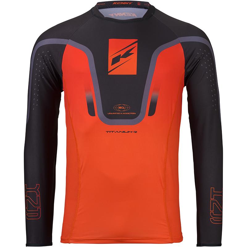 KENNY Maillot cross TITANIUM GRADIENT ORANGE