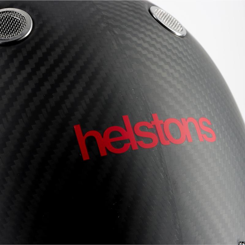 HELSTONS Casque NAKED CARBONE MAT 2