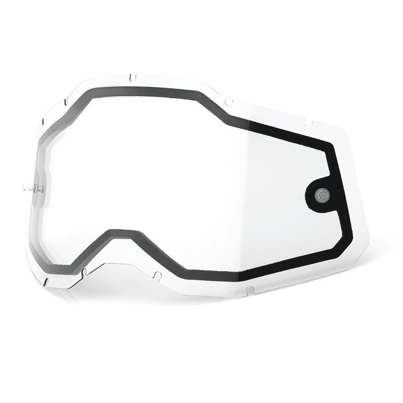 100% Ecran de masque Accuri2/Strata2/Racecraft2 double clair