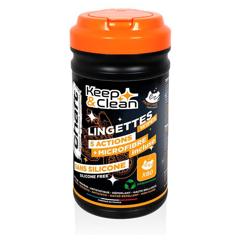 CHAFT Keep And Clean 80 Lingettes 5 Actions + Microfibre