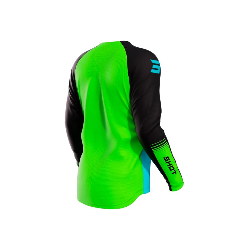 SHOT Maillot cross RAW KID TRACER 2