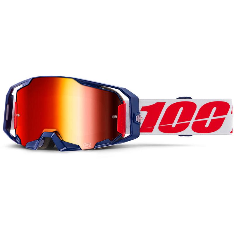 100% Masque cross ARMATIC Mach Z - Ecran Mirror Rouge