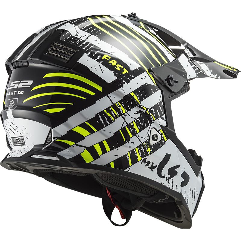LS2 Casque cross MX437 FAST EVO VERVE 2