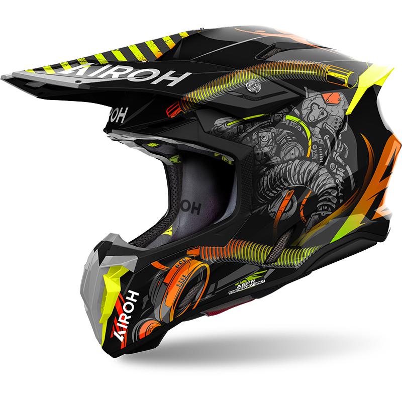AIROH Casque cross TWIST 3 TOXIC