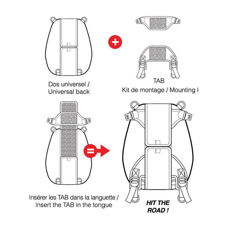 BAGSTER Fixation universelle Tab Magnetique 2