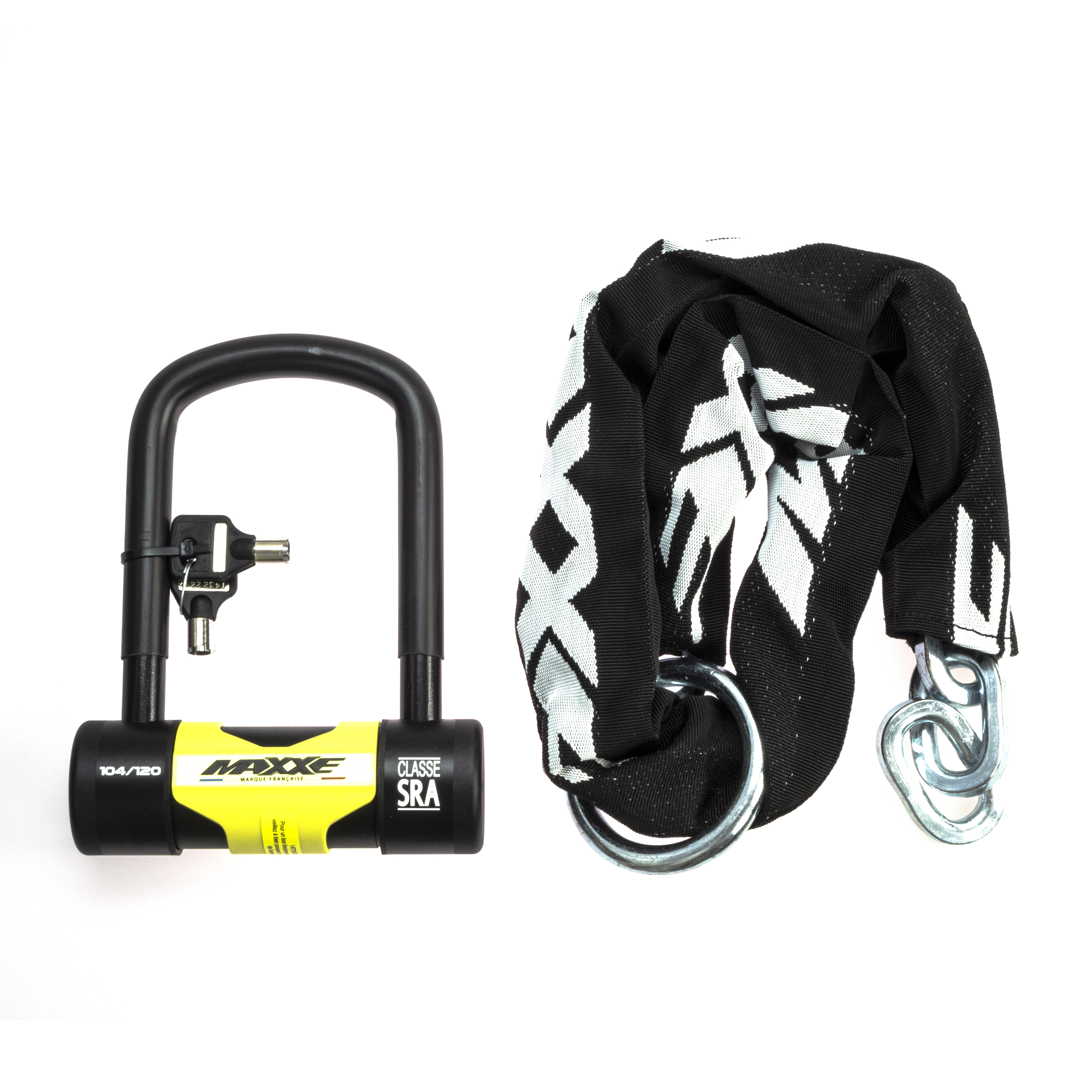 MAXXE Antivol U 104 X 120 + Lasso 100