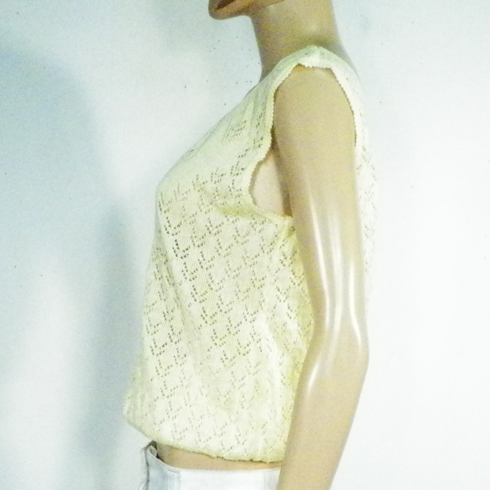 T-Shirt Femme Jaune Pâle DAMART T 44. - Photo 2