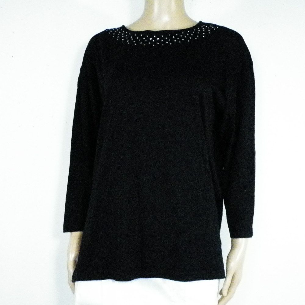 T-Shirt Femme Noir Taille Estimée L. - Photo 0