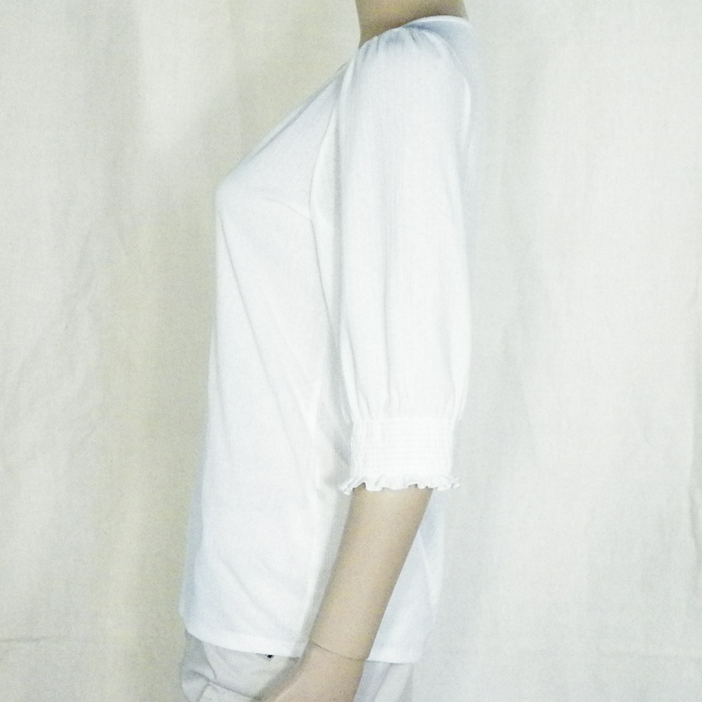 T-Shirt Femme Blanc BREAL T M. - Photo 2