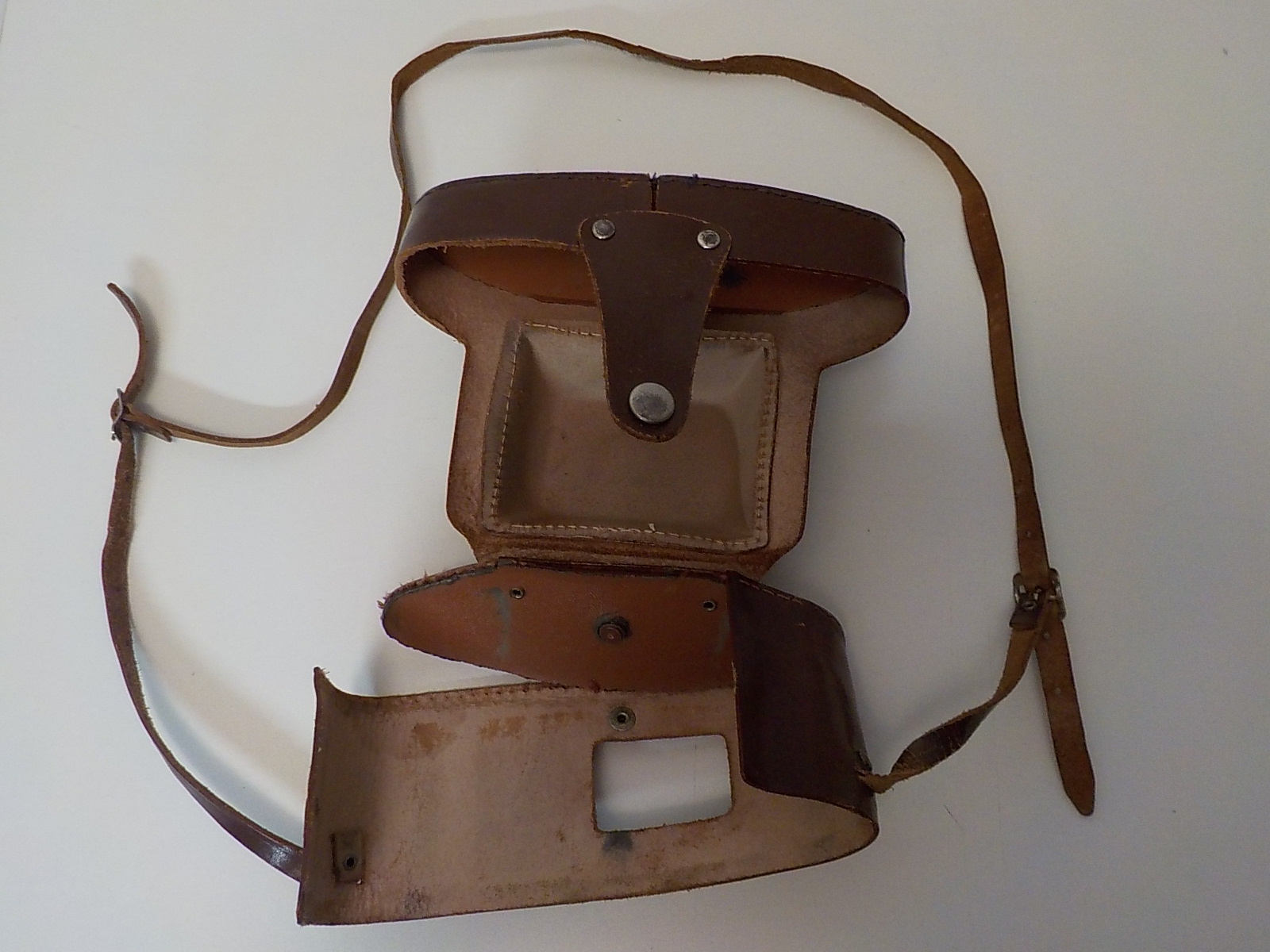 Appareil photo Indo Elite FEX avec pochette en cuir marron original année 1955. - État correct - Photo 3