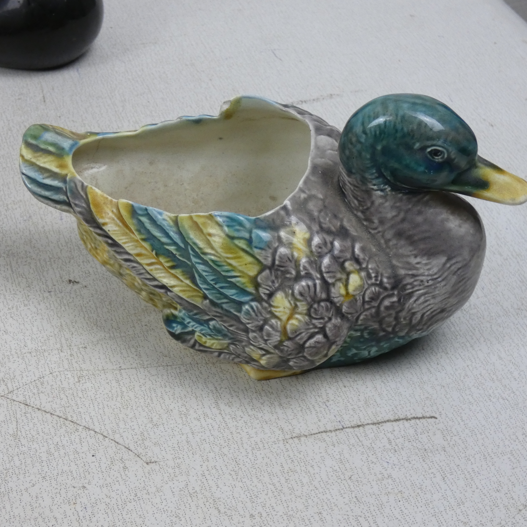 Lot de 6 canards (5 en bois et 1 en céramique) - Photo 7