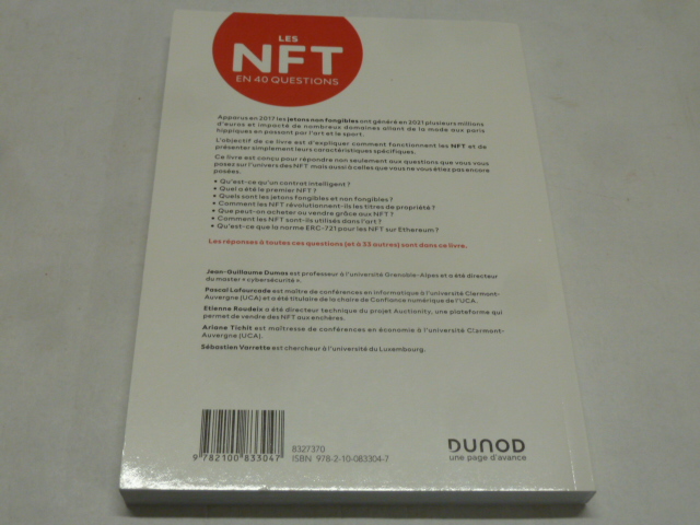 Les NFT en 40 questions. Des réponses claires et détaillées pour comprendre les Non Fungible Tokens. - Photo 1