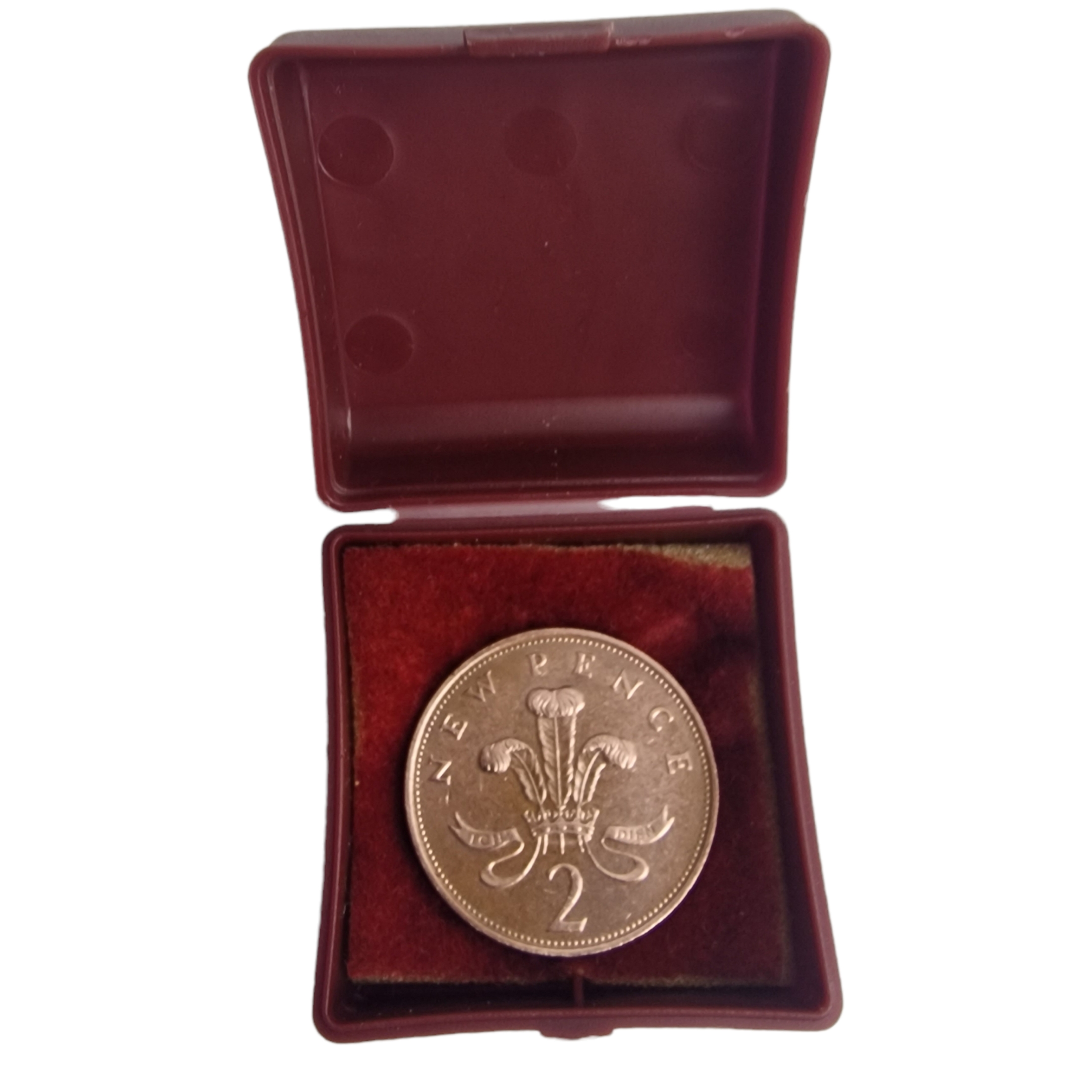 2 new Pence Elisabeth II 1971 