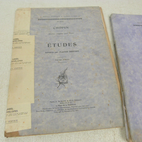 Etudes et Marzukas de Chopin editions Classiques Durand et Fils ANCIEN 1915(le lot des 2) - Photo 18