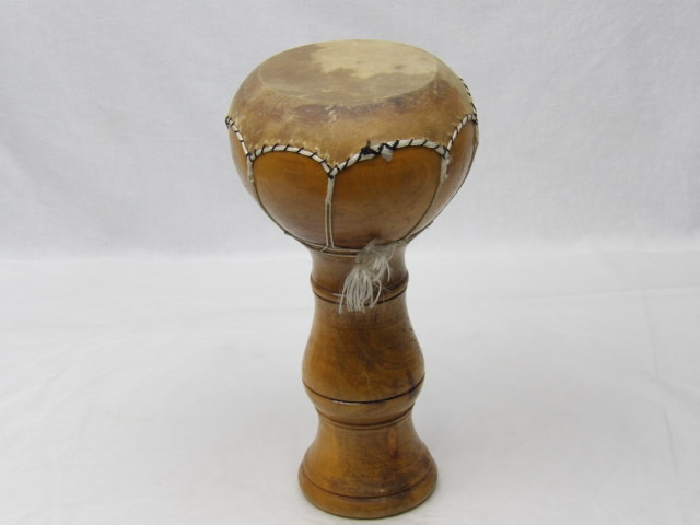 instrument Djembé art Africain peau en cuir  - Photo 3