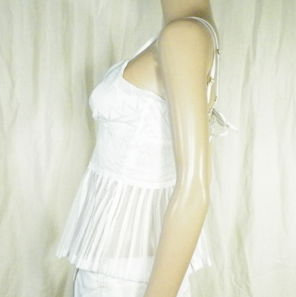 Débardeur Femme Blanc GUESS Taille 38 - Photo 2