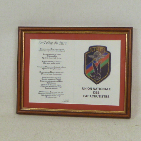 La Prière du Para - Union Nationale des Parachutistes - Photo 0