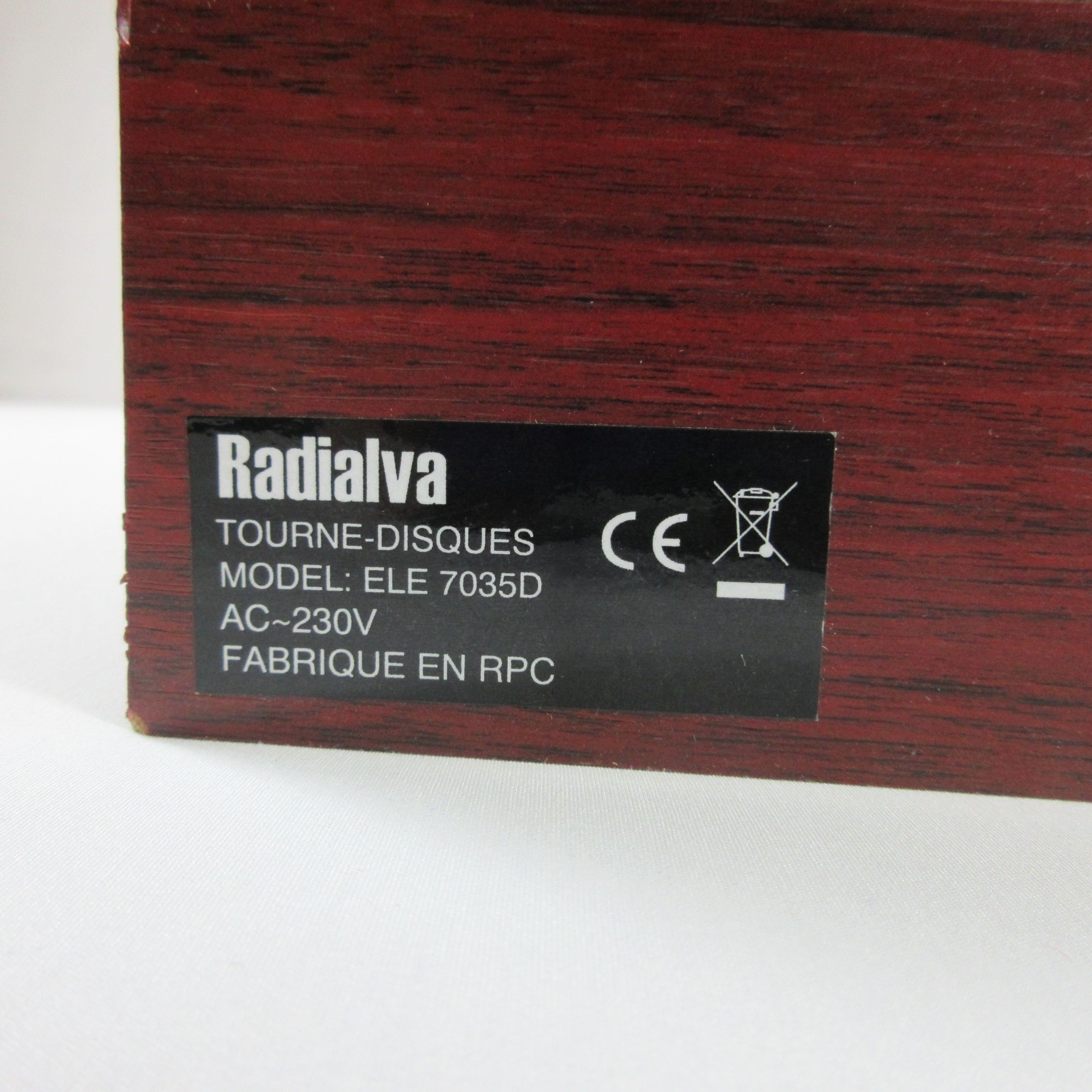 Tourne disque - Radialva - État correct - Photo 9