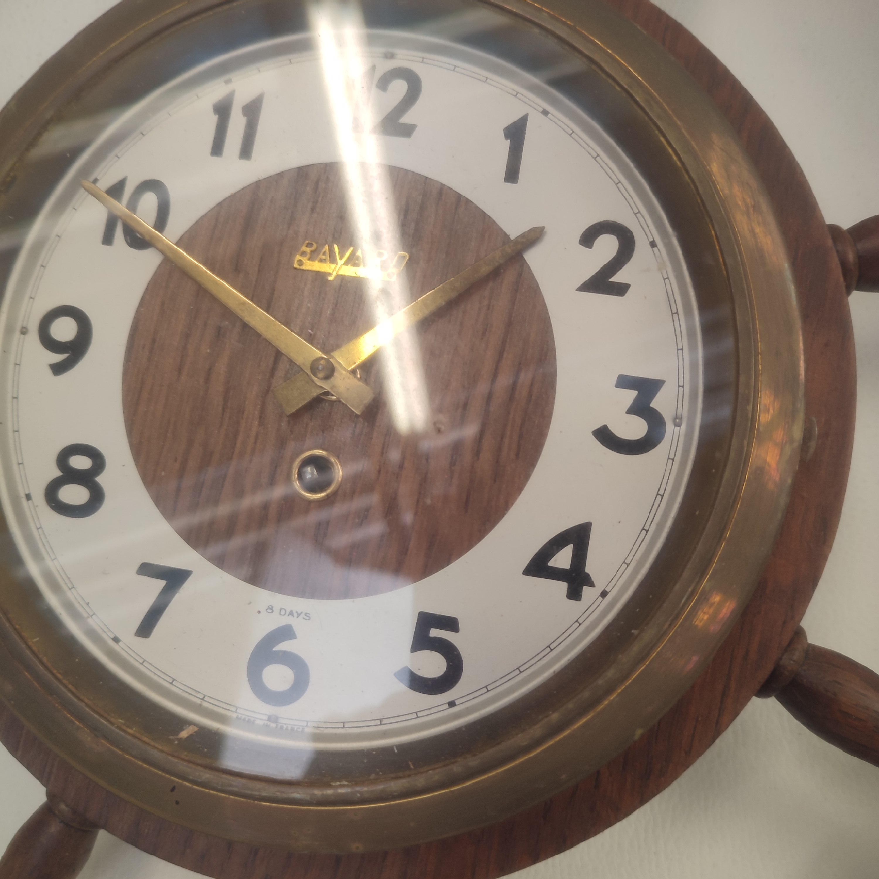 Horloge Murale Barre de Navigation Vintage Bayard - Très bon état - Photo 4