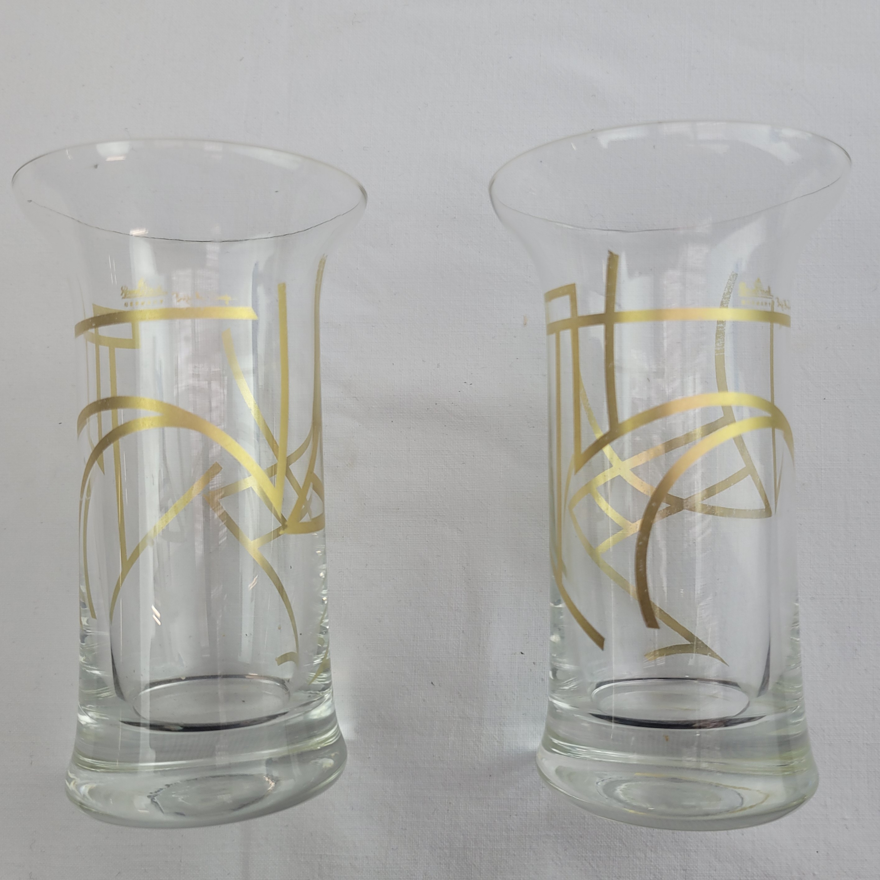 Deux petits Vases cristal  vintage - 