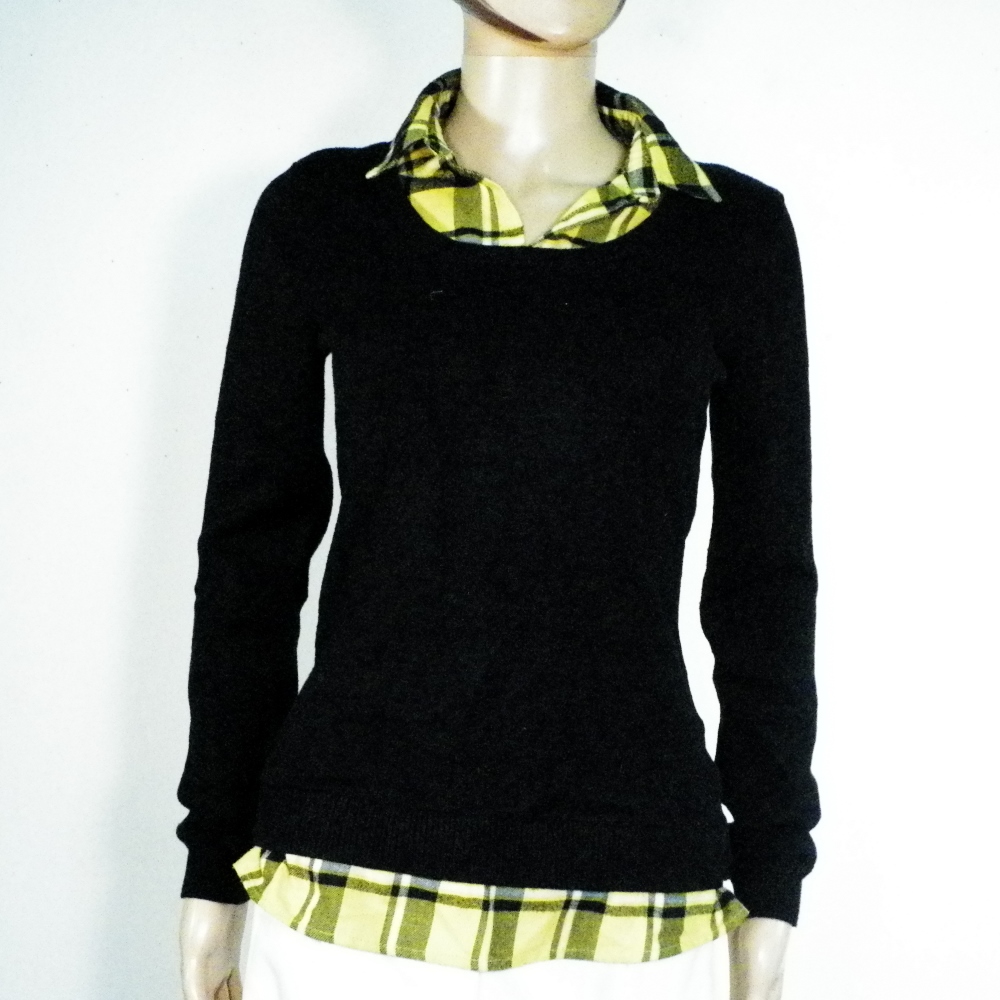 Pul Femme Noir/ Jaune T1 - Label Emmaus - Modalova