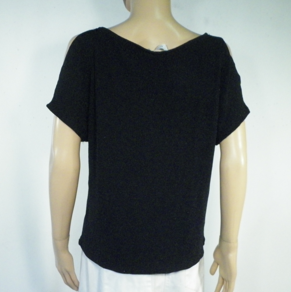 T-Shirt Femme Noir PROMOD Taille Estimée M. - Photo 2