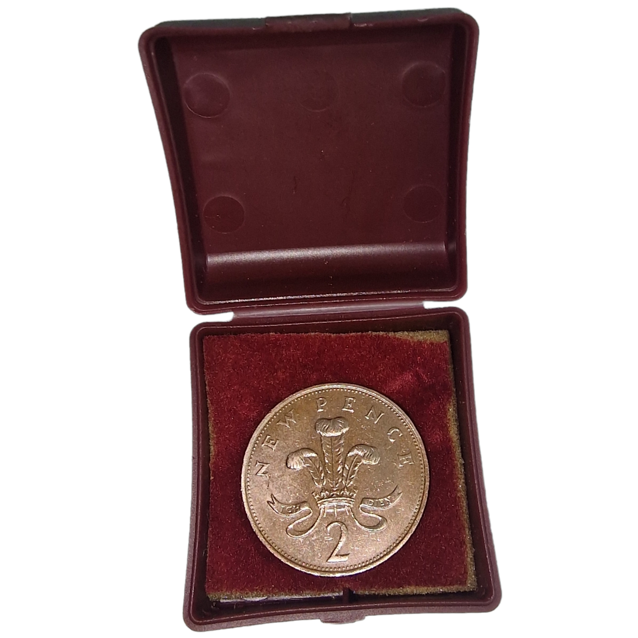 2 new Pence Elisabeth II 1971 