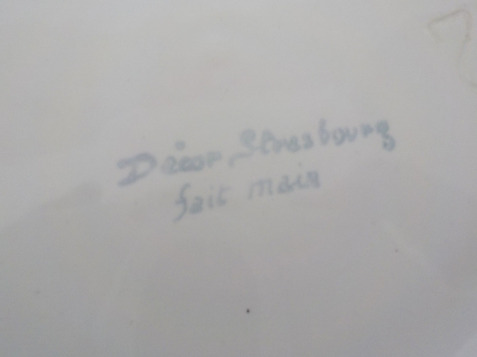 Légumier en faïence décor Strasbourg  - État correct - Photo 7