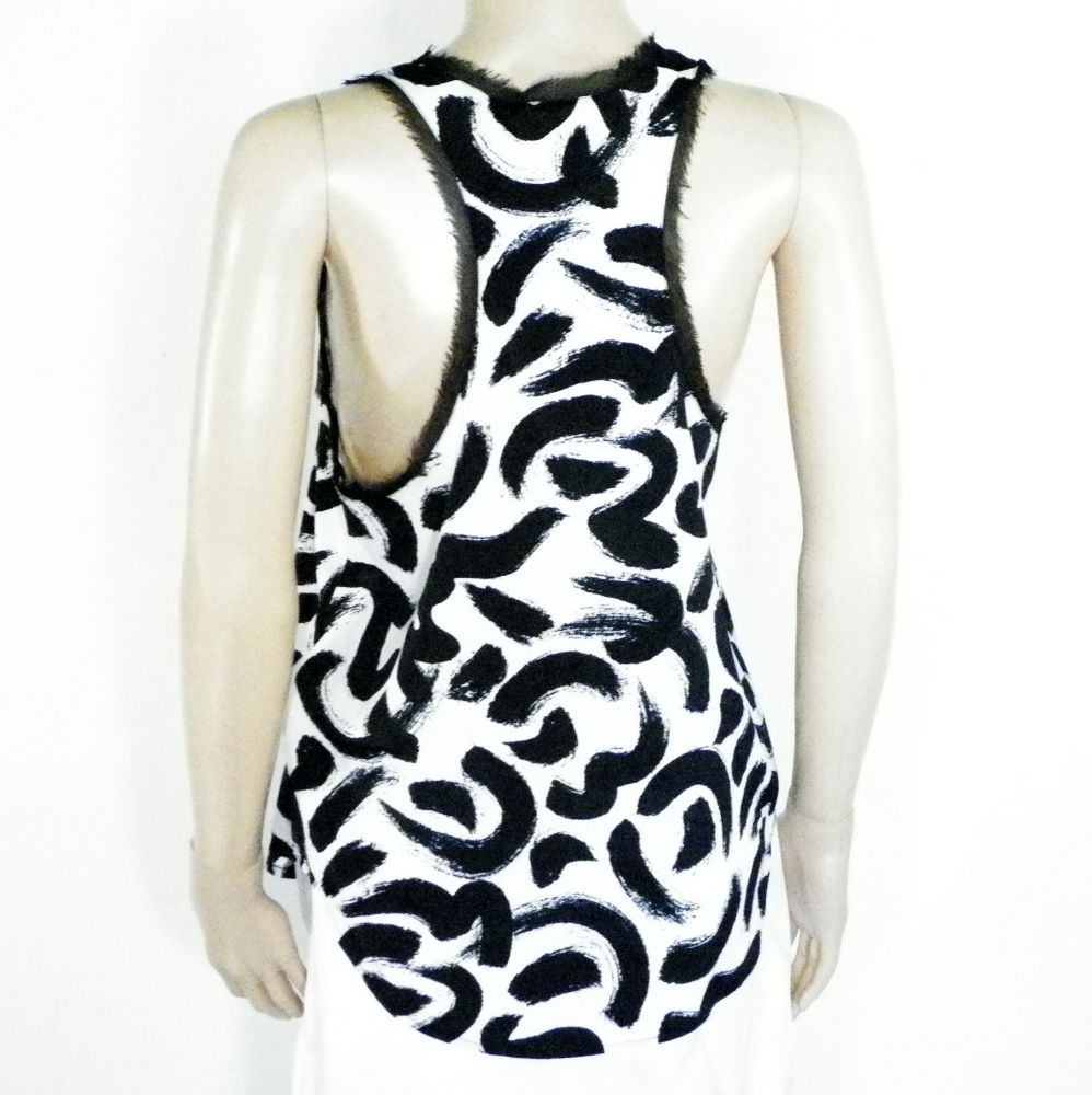 Débardeur Femme Noir/ Blanc H&M T 36. - Photo 2