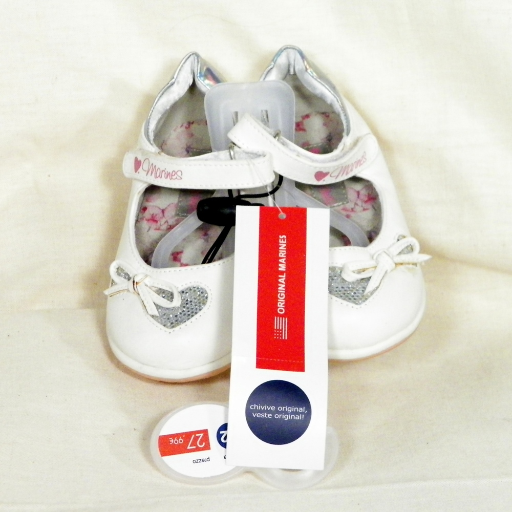 Chaussure Fille Blanche MARINES T 22. - Photo 1