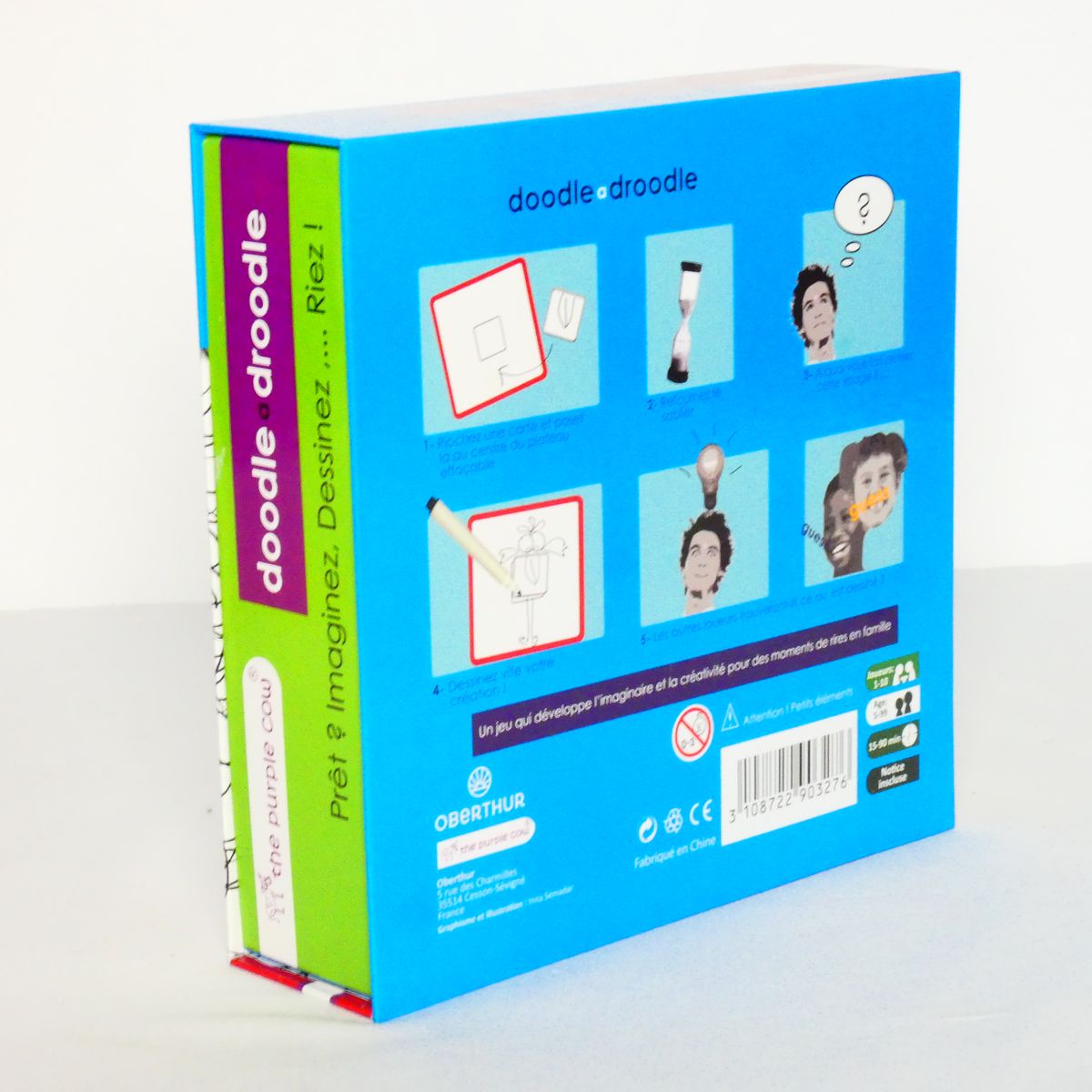 Jeu de société à deviner - Doodle a Droodle - The purple Cow - 5 ans + - Bon état - Photo 8