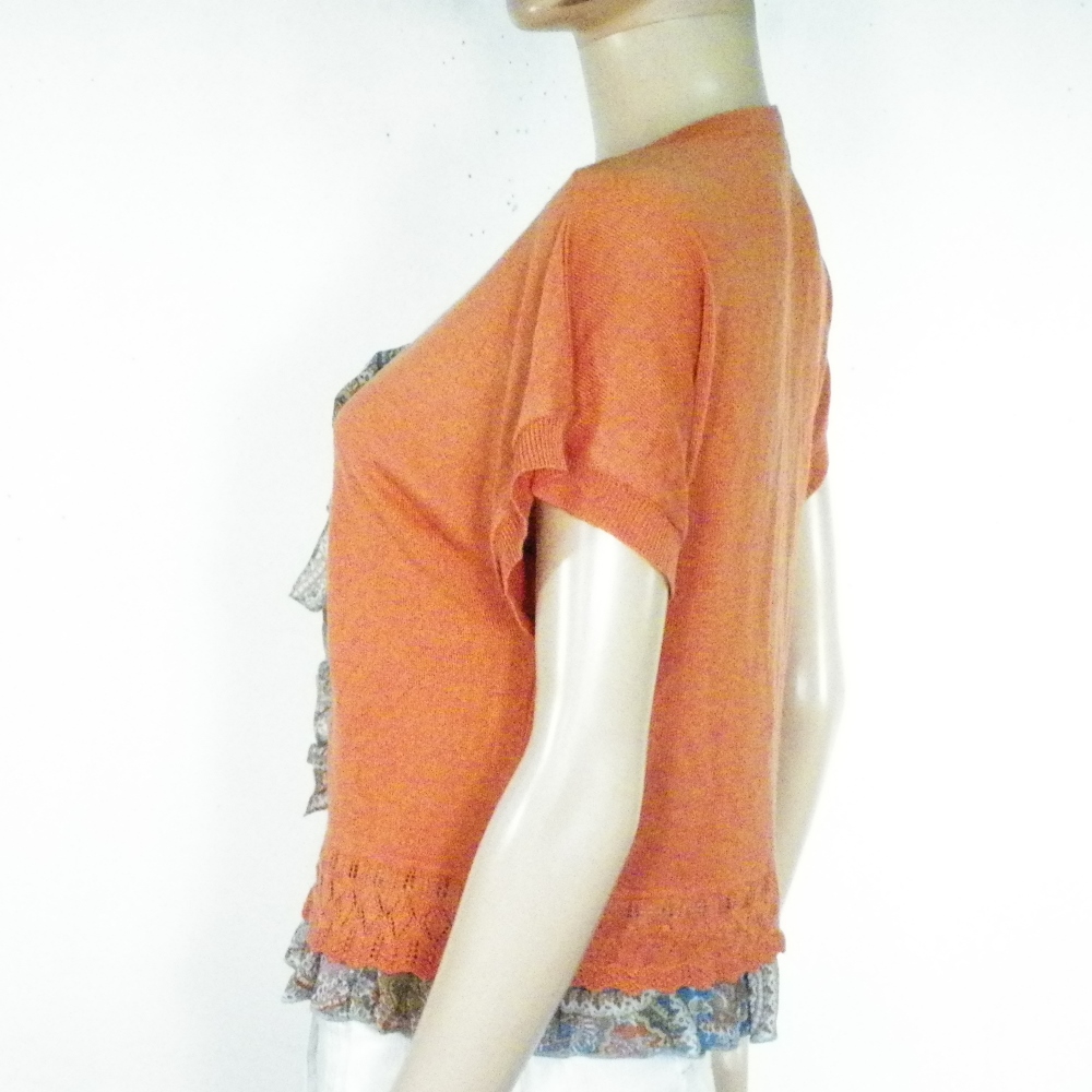 Gilet Femme Orange JACQUELINE RIU T M. - Photo 2