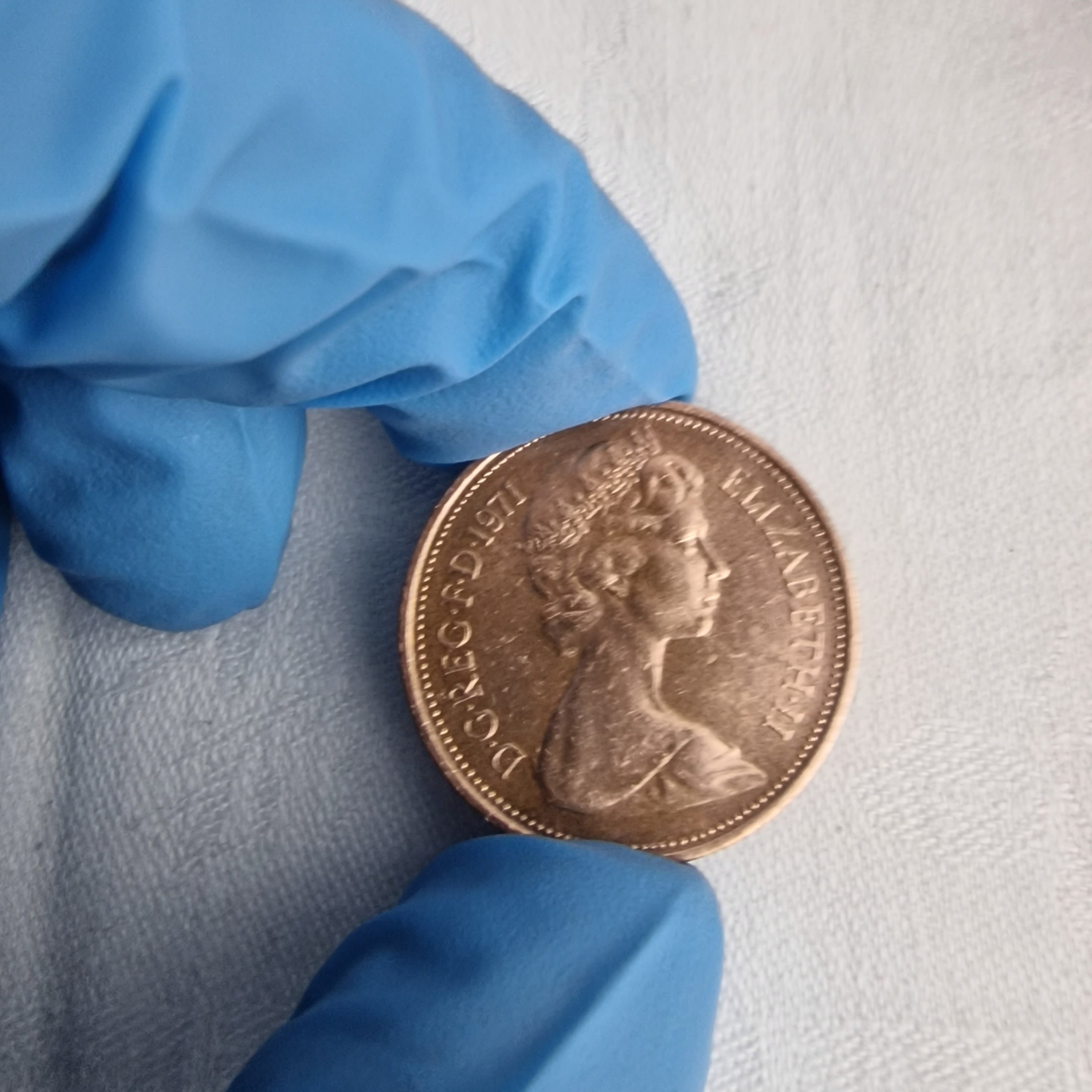 2 new Pence Elisabeth II 1971 