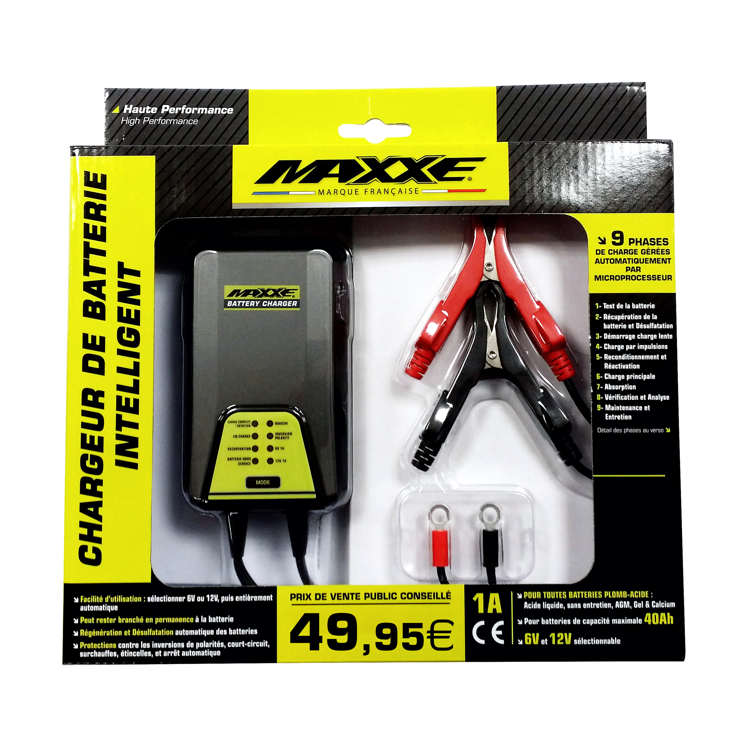 Chargeur De Batterie Intelligent MAXXE - MAXXESS.FR ...