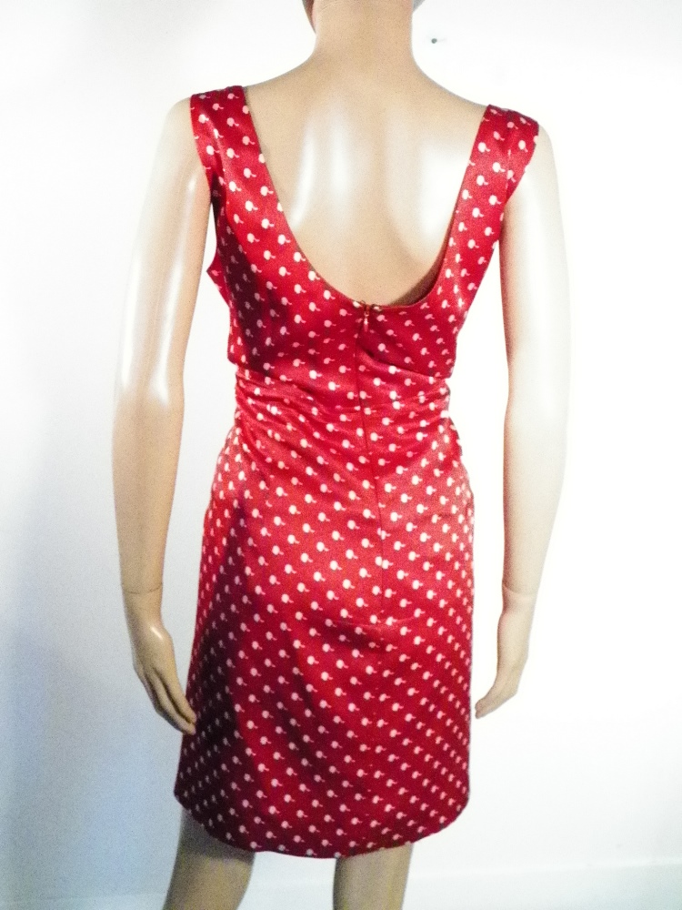 Robe Rouge MOSCHINO Taille Estimée M. - Photo 1